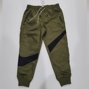 Nike Sportswear Big Swoosh Jogger Olive Green Black Men's Sz XXL DD6057-326 NWT